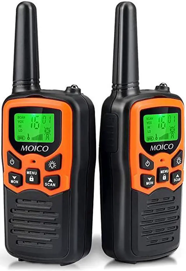 Main image of Talkies Long Range for Adults TwoWay Radios Up to 5 Miles in Open Fields 22 Channels FRSGMRS VOX Scan LCD Display with LED Flashlight Ideal for Field Survival Biking Hiking Camping