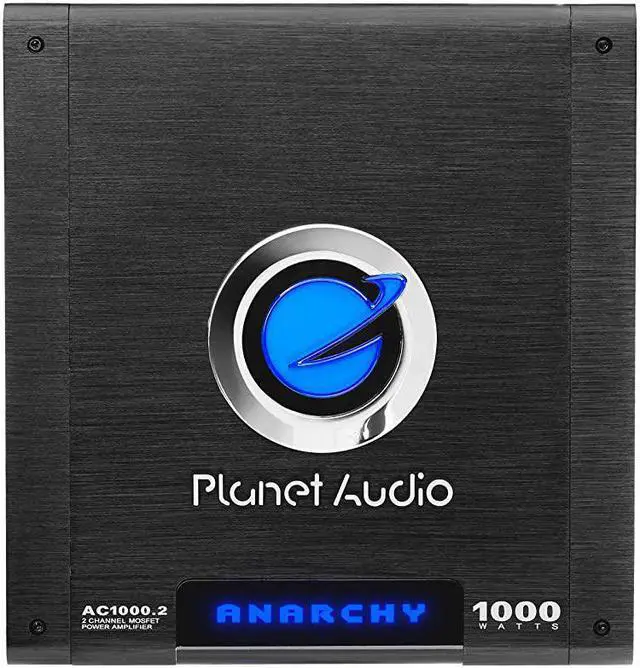 Main image of AC10002 2 Channel Car Amplifier 1000 Watts Full Range Class AB 24 Ohm Stable Mosfet Power Supply Bridgeable