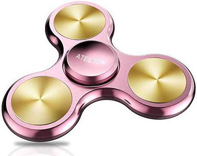 Metal Fidget Spinner Toy Hand Spinner Perfect for Anxiety& Stress Relief  -Black