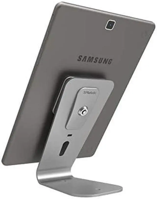 Alt view image 3 of 7 - HoverTab Universal Security Display Stand for Tablets and Smartphones Silver HOVERTAB