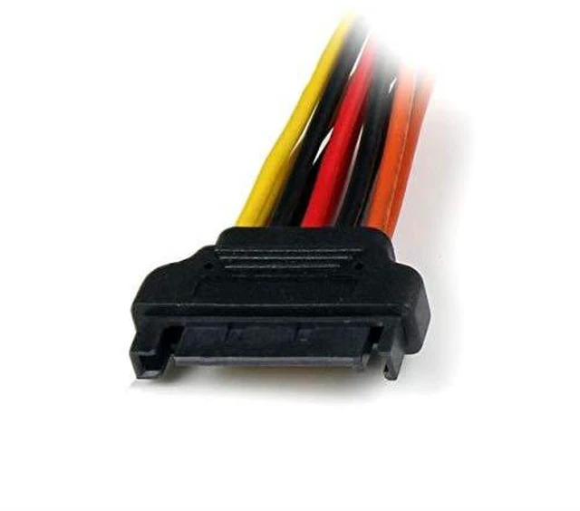 Alt view image 3 of 6 - com 6in Latching SATA Power Y Splitter Cable Adapter MF 6 inch Serial ATA Power Cable Splitter SATA Power Y Cable Adapter