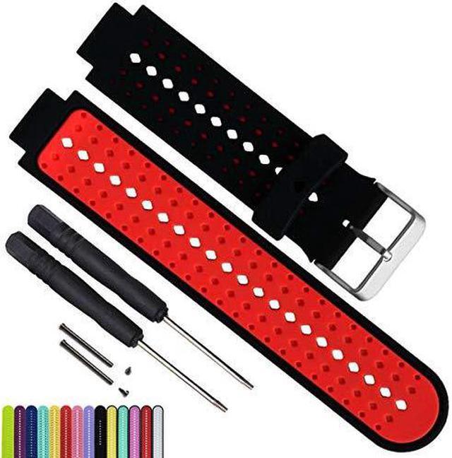 Silicone Replacement Bracelet Watch Band for Garmin Forerunner 230 235 220  620 630 735 Wrist Strap