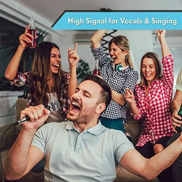 Alt view image 5 of 7 - 3 Piece Professional Dynamic Microphone Kit Cardioid Unidirectional Vocal Handheld MIC with Hard Carry Case Bag HolderClip 26ft XLR Audio Cable to 14 Audio Connection PDMICKT34