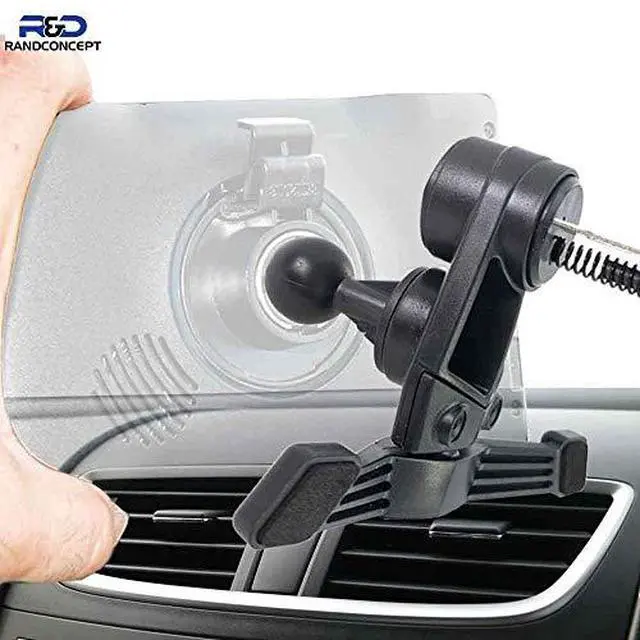 Alt view image 2 of 6 - GPS air Vent Mount with Metal Spring Clips Compatible with Garmin Nuvi GPS