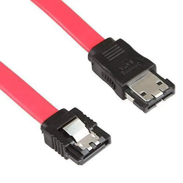 Alt view image 4 of 4 - 2 Pack ESATA TO SATA Cable ale to male MM Shielded Extender Extension HDD 6Gbps
