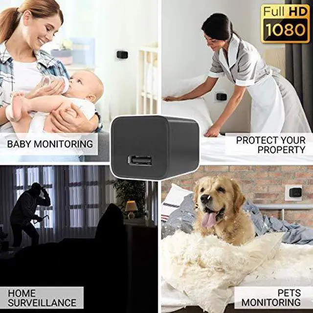 Alt view image 5 of 7 - Spy Camera Charger Hidden Camera Mini Spy Camera 1080p USB Charger Camera Hidden Spy Camera Hidden Nanny Cam Hidden Spy Cam Hidden Cam Surveillance Camera Full HD with Out WiFi