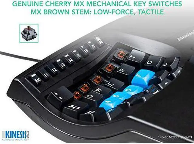 Alt view image 7 of 7 - Advantage2 Ergonomic Keyboard KB600