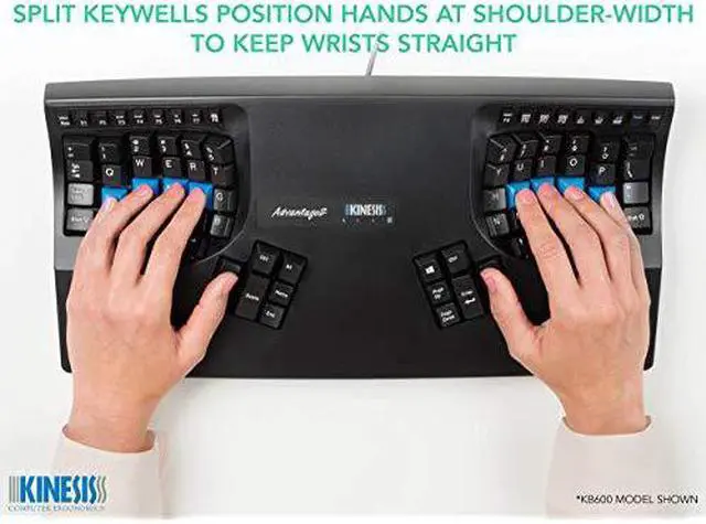 Alt view image 2 of 7 - Advantage2 Ergonomic Keyboard KB600