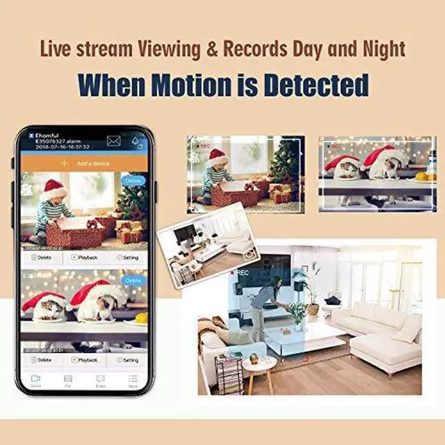 Alt view image 4 of 6 - Mini Spy Camera WiFi 1080P HD Wireless Hidden Camera for Home Portable Small Security Cameras Body Camera with App Night Vision and Motion Detective Nanny Cam with 32GB MicroSD Card Class10