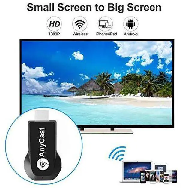 Alt view image 2 of 7 - Display Dongle Wireless Display Dongle HDMI Wireless Display Adapter 1080P Mobile Screen Mirroring Receiver Dongle for iPhone Mac iOS Android to TV Projector Support Miracast Airplay DLNA