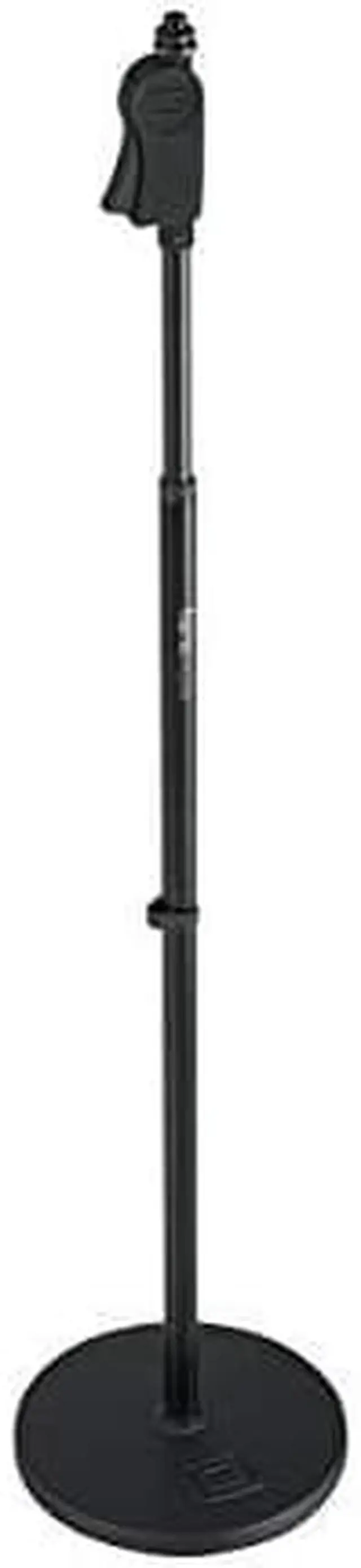 Alt view image 4 of 4 - Frameworks Microphone Stand with 10 Weighted Base and Deluxe Soft Grip Squeeze Height Adjustment GFWMIC1001