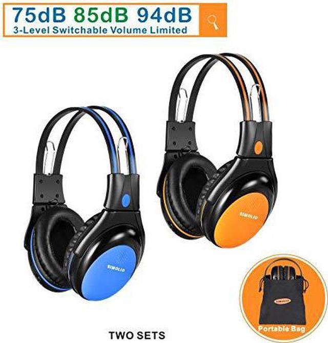 Pack of Car Headphones with 3 Levels Volume Limited Infrared