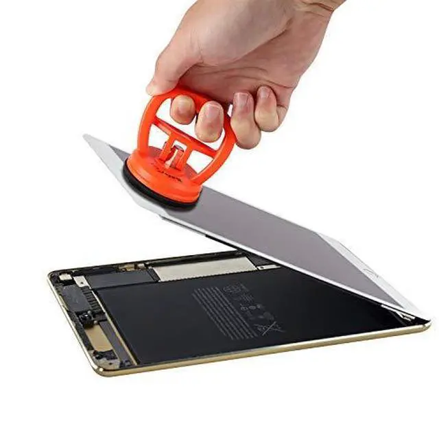 Alt view image 4 of 7 - Heavy Duty Suction Cups 2 Pcs Screen Suction Cup Phone Computer Screen Repair Tools Compatible for iPad iMac MacBook Tablet Laptop iPhone Samsung Huawei Etc LCD Screen Opening Tool