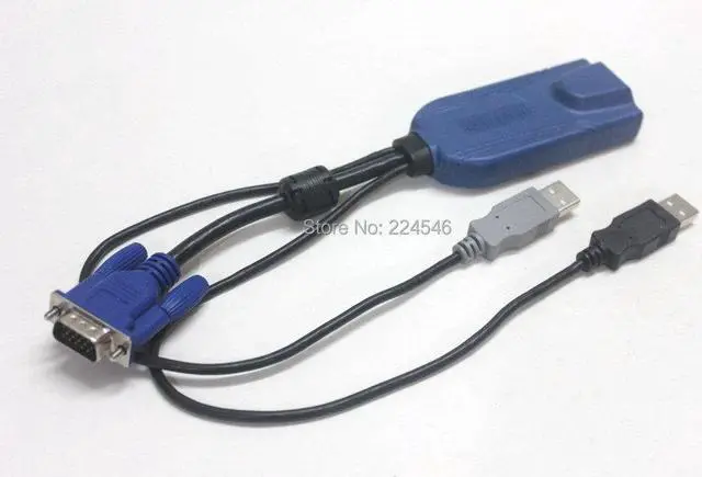 Main image of FOR The RARITAN Dominion KX II KVM CIM-Model D2CIM-DVUSB Dual USB & VGA Adapter Dongle