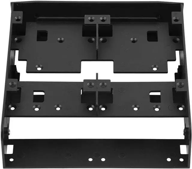 Alt view image 5 of 7 - 5.25'' to 3.5''/ 2.5'' Bay Mounting Bracket Kit, 5.25" Bay SSD to Dual 2.5" HDD/SSD & One 3.5" HDD/Device Front Bay with Mounting Screws