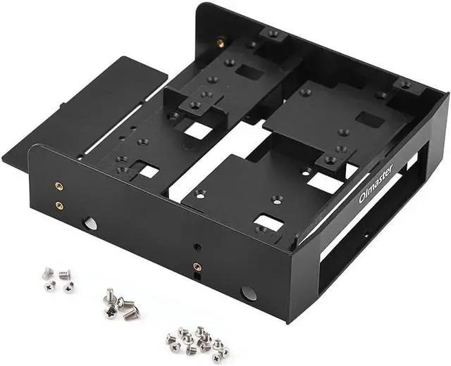 Main image of 5.25'' to 3.5''/ 2.5'' Bay Mounting Bracket Kit, 5.25" Bay SSD to Dual 2.5" HDD/SSD & One 3.5" HDD/Device Front Bay with Mounting Screws