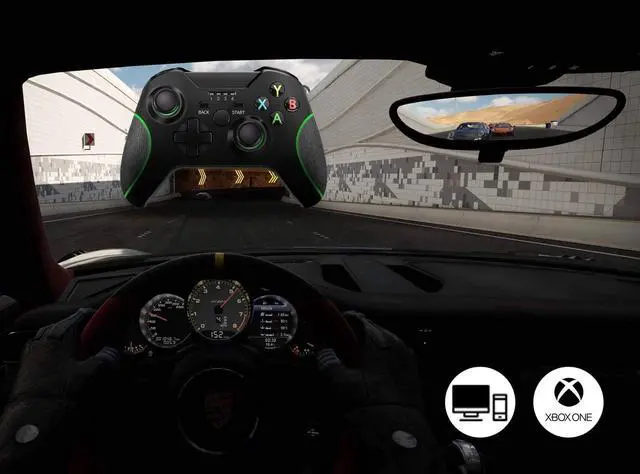 Alt view image 6 of 6 - 2.4G Wireless Controller for Xbox One Game Controller for Xbox one/Xbox one S/Xbox one X Wireless Controller PC Controller Pro Game Controller for Xbox and PC (with No Audio Jack)