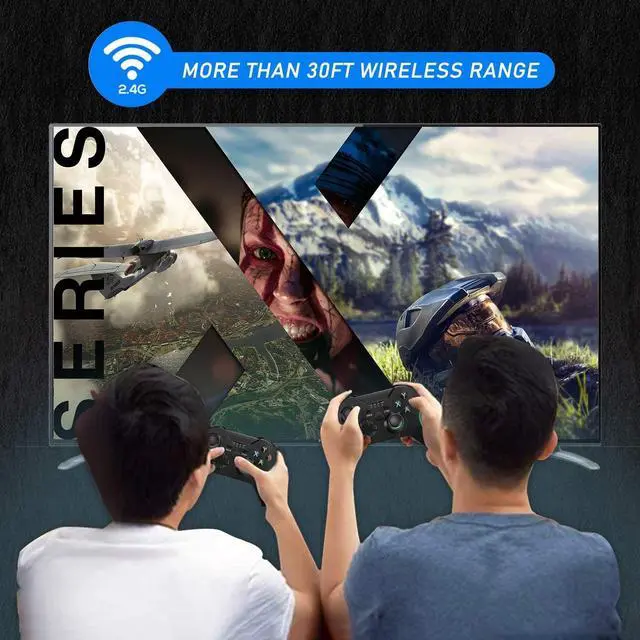 Alt view image 5 of 6 - 2.4G Wireless Controller for Xbox One Game Controller for Xbox one/Xbox one S/Xbox one X Wireless Controller PC Controller Pro Game Controller for Xbox and PC (with No Audio Jack)