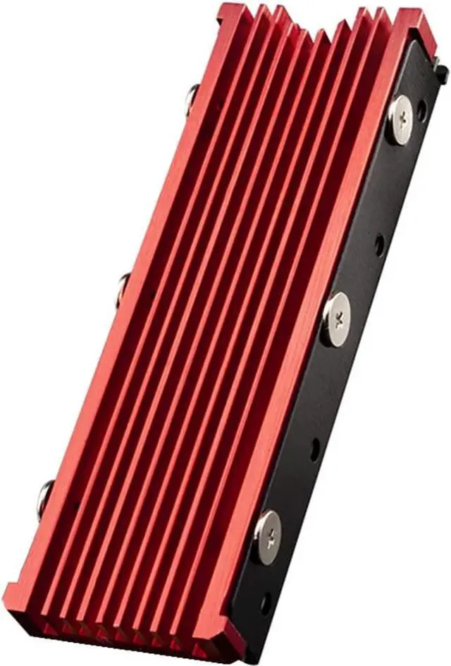 Main image of M.2 Heatsink NVMe 2280 PS5 SSD Heat Sink Computer PC PCIE M2 SSD Cooler for Samsung 980 970 EVO Plus SN850 SN750 SN570 Firecuda 530, Red