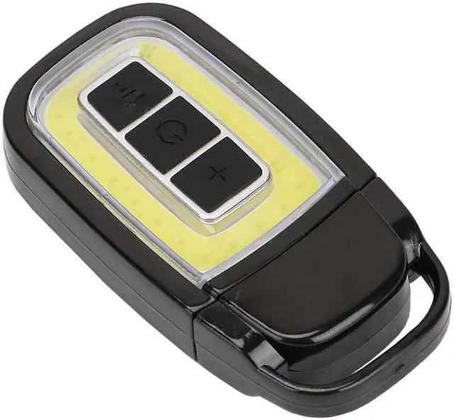 Alt view image 2 of 6 - Mini COB LED Flashlight USB Rechargeable Torch Car Key Pocket Flashlight 3 Modes Emergency Portable Camping Lantern