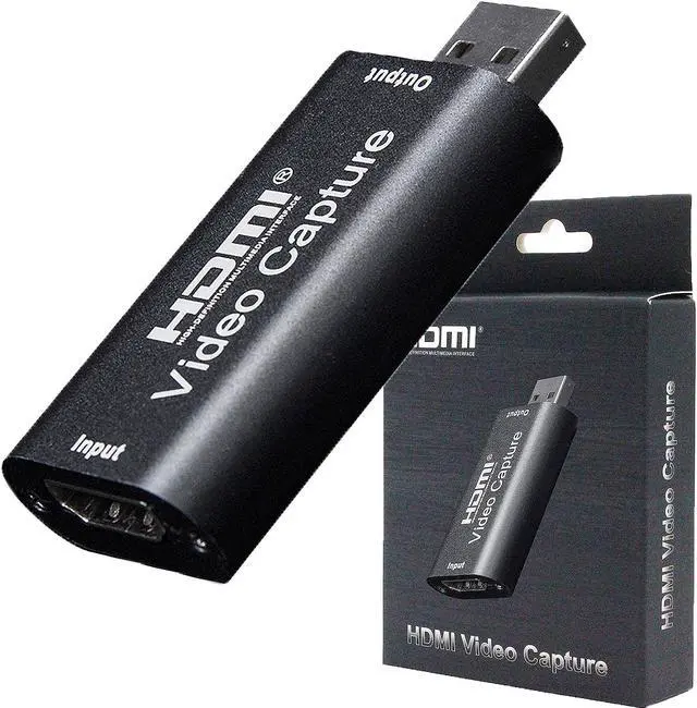 Alt view image 6 of 7 - HDMI to USB Capture Card HDMI to USB 2.0/3.0 Audio Video Capture Cards 1080p 30fps Record via DSLR Camcorder Action Cam for High Definition Acquisition, Broadcast Live