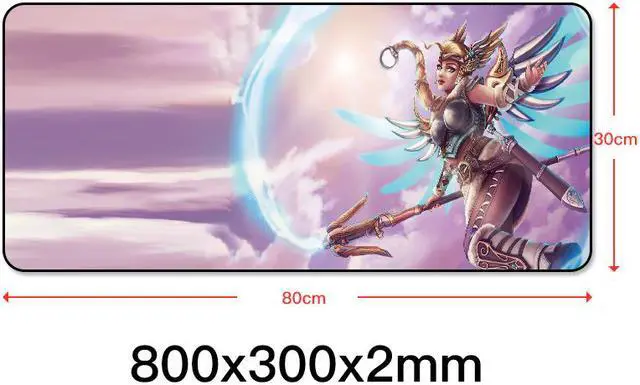Alt view image 2 of 3 - Mouse Pad Large Natural Rubber Locking Edge Soft Gaming Mousepad for LOL