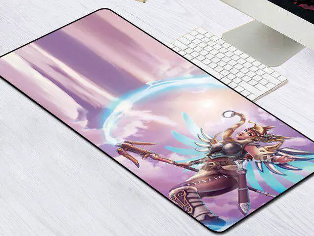 Main image of Mouse Pad Large Natural Rubber Locking Edge Soft Gaming Mousepad for LOL