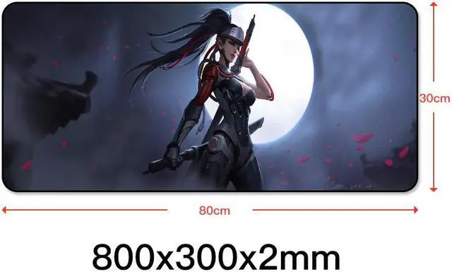 Alt view image 2 of 3 - Gaming Mouse Pad PC Computer Gamer Mousepad Desk Mat for CS GO LOL Dota