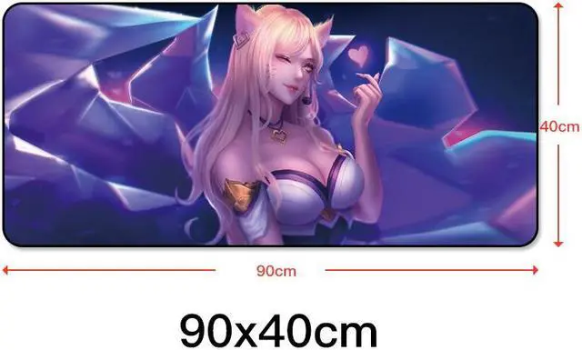 Alt view image 2 of 3 - 900*400Laptop Gaming Mouse Pad Locking Edge Mousepad Mat for LOL Dota2 CS Mouse Mice Pad for Game Player