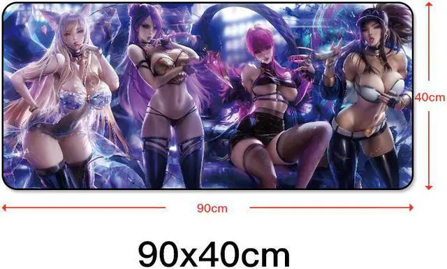 Alt view image 2 of 3 - Rubber Gaming Mousepad Computer Keyboard Pad Mouse Pad Gamers Soft Mouse Pads Mat Large XL Size