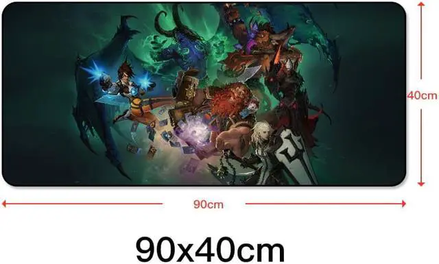 Alt view image 2 of 3 - Office Table Computer Mouse Pad Desk Keyboard Game Mouse Mat