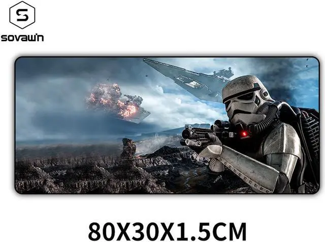 Main image of 80x30x1.5cm Star Wars Gaming Mouse Pad XXL Computer Mousepad Large XL Rubber Desk Keyboard Mouse Pad Mat Gamer for Call of Duty 3 Gaming Mouse Pad 07