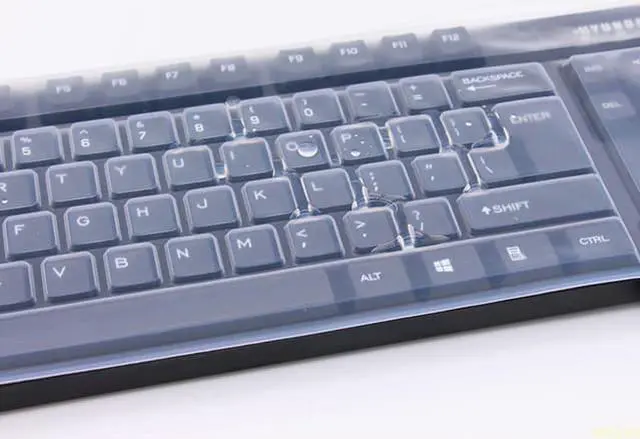 Alt view image 3 of 6 - 1PC Universal Silicone Desktop Computer Keyboard Cover Skin Protector Film Cover