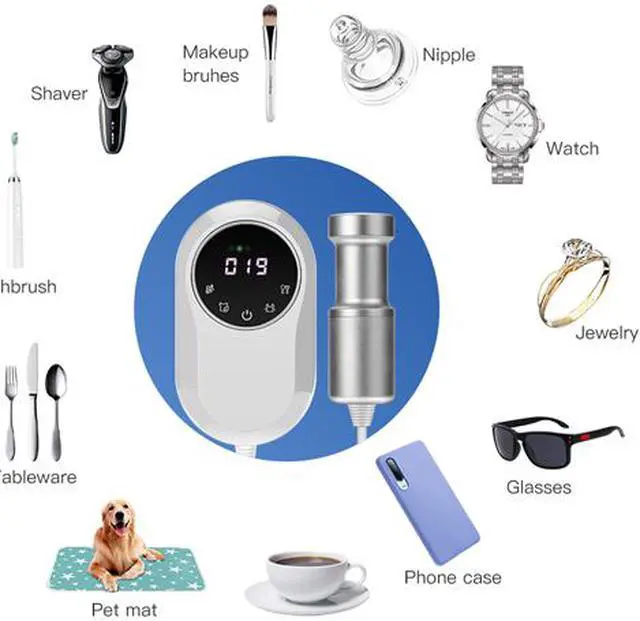 Alt view image 2 of 7 - SOVAWIN Jewelry Cleaner - Mini Ultrasonic Cleaner 110V 7kHz Professional Washing Machine, Cleaners for Glasses Denture, Vegetables Fruit, Silver Diamond Ear Ring Washer