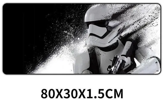 Alt view image 2 of 5 - XXL Star Wars Gaming Mouse Pad XXL Computer Mousepad Large Rubber Desk Keyboard Mouse Pad Mat Gamer for Call of Duty 3 Gaming Mouse Pad