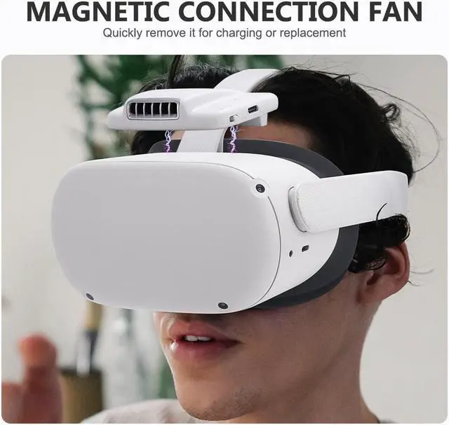 Alt view image 12 of 14 - BOBOVR M2 Pro Strap with Battery For Oculus Quest 2 VR Headset Halo Strap Battery Pack C2 Carry Case F2 Fan For Quest2 Accessory with C2 F2