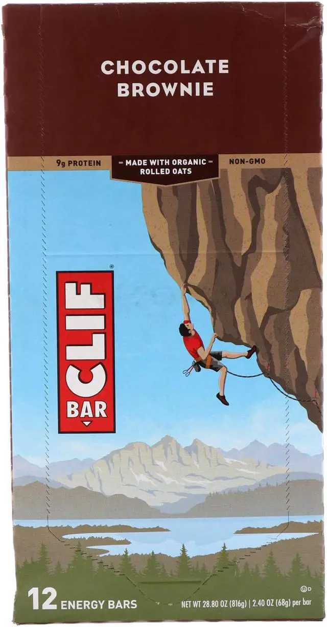 Alt view image 4 of 9 - Clif Bar Energy Bar Chocolate Brownie - 12 - 2.4 Ounce bars