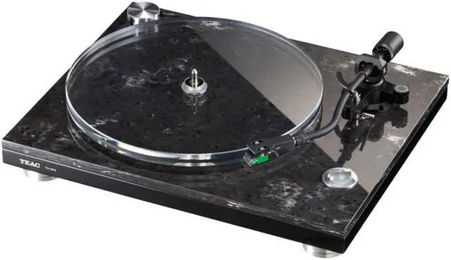 Alt view image 11 of 15 - TEAC TN-550 2-Speed Analog Turntable with Cartridge (Black)