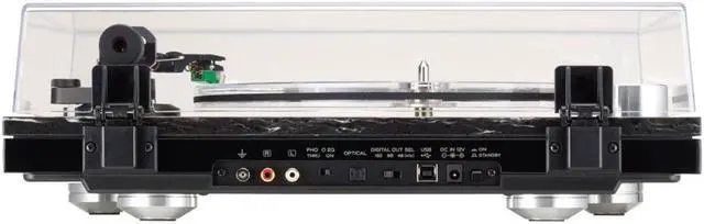 Alt view image 12 of 15 - TEAC TN-550 2-Speed Analog Turntable with Cartridge (Black)