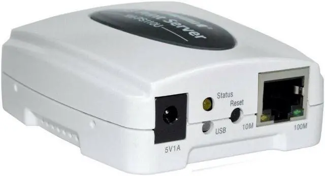 Alt view image 2 of 2 - (NOT FOR HOME PC!) X-MEDIA XM-PS110U 1-Port 10/100Mbps Fast Ethernet USB Network Print Server