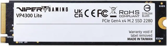 Alt view image 5 of 7 - VP4300 Lite M.2 PCIe Gen4 x4 Gaming SSD 1TB