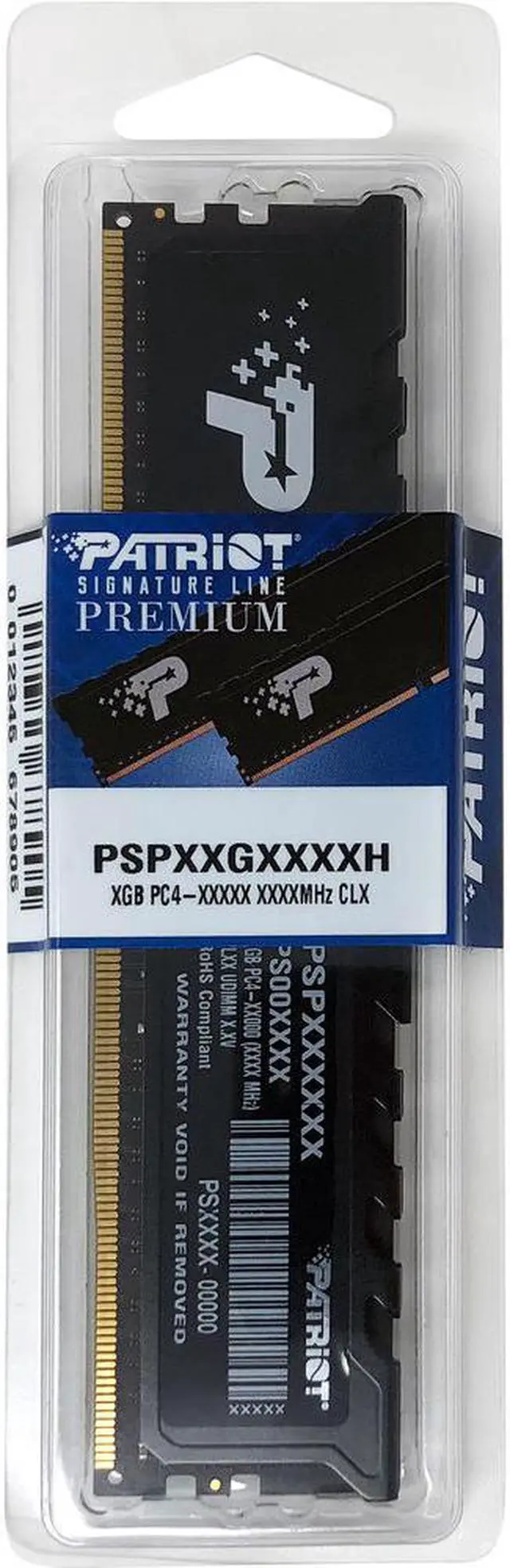 Alt view image 4 of 8 - Patriot Signature Premium 8GB (1x8GB) DDR4 3200MHz UDIMM Memory Module - PSP48G320081H1