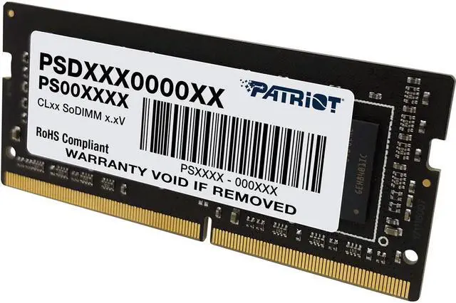 Alt view image 2 of 19 - Patriot Memory Signature 16GB DDR4 2666 (PC4 21300) CL19 1.2V 260-Pin SODIMM Memory Module - PSD416G266681S