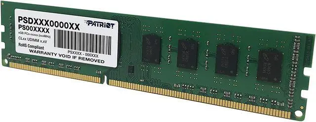 Alt view image 4 of 15 - Patriot Memory Signature 4GB DDR3 1600 (PC3-12800) CL11 1.5V 240-Pin UDIMM Memory Module - PSD34G16002