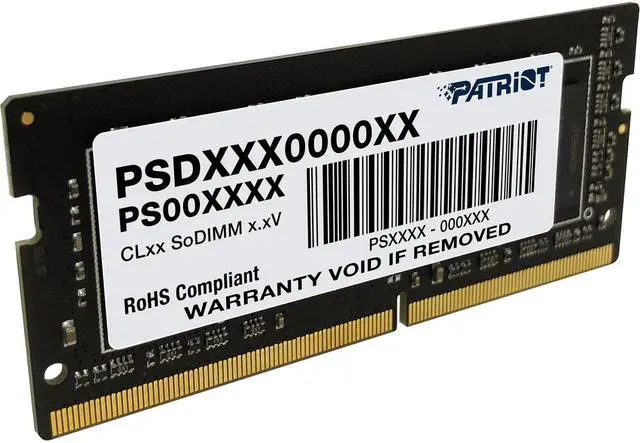 Alt view image 3 of 19 - Patriot Memory Signature 16GB DDR4 2666 (PC4 21300) CL19 1.2V 260-Pin SODIMM Memory Module - PSD416G266681S