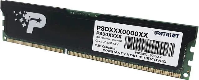 Alt view image 4 of 10 - Patriot Signature 8GB DDR3 1600 (PC3 12800) Desktop Memory Model PSD38G16002H