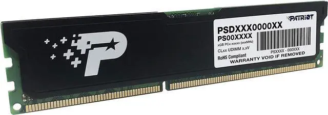 Alt view image 3 of 10 - Patriot Signature 8GB DDR3 1600 (PC3 12800) Desktop Memory Model PSD38G16002H