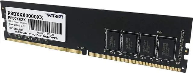 Alt view image 4 of 6 - Patriot Signature Line 4GB DDR4 2400 (PC4 19200) Desktop Memory Model PSD44G240081