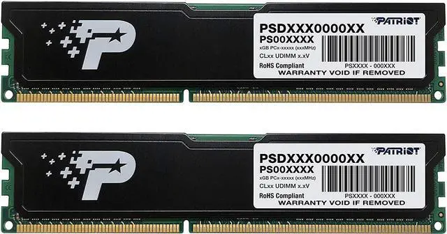 Alt view image 5 of 6 - Patriot Signature Line 16GB (2 x 8GB) DDR3 1600 (PC3 12800) Desktop Memory Model PSD316G1600KH