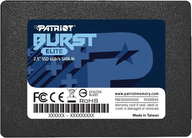 Alt view image 2 of 4 - Patriot Memory Burst Elite SATA 3 480GB SSD 2.5" - 10 Pack